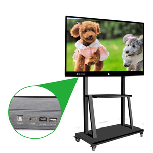 หน้าจอแสดงผล LCD UHD 4k ขนาด 55 65 75 85 86 98 110 นิ้ว สมาร์ทบอร์ดแบบอินเทอร์แอคทีฟ แผงดิจิทัลอัจฉริยะสำหรับการสอน - Product Image 1