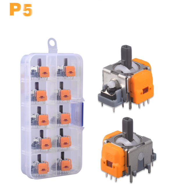 10pcs Hall Effect 3D Analog Stick Joystick for Nintendo Switch Pro/PS4/PS5/Xbox Controller Repair Parts Thumbstick