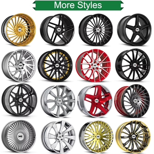 Vente en gros de jantes forgées en deux parties, style forgé plat, gris brossé, 17 18 19 <span class=keywords><strong>20</strong></span> 21 22 23 24 26 pouces, 4X100/5X100 pour <span class=keywords><strong>Fiat</strong></span> <span class=keywords><strong>500</strong></span> vintage - Product Image 6