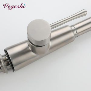 Robinets <span class=keywords><strong>de</strong></span> cuisine 3 voies en acier inoxydable 304, douchette d'évier noire, robinetterie sanitaire en laiton mitigeur <span class=keywords><strong>de</strong></span> cuisine - Product Image 5