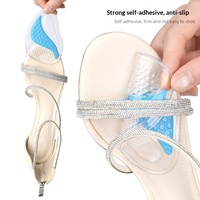Semelles auto-adaptatives bicolores semi-cushion absorbant les chocs avec coussinet pour l'avant-pied anti-frottement pour talons hauts