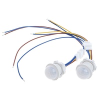 Interrupteur automatique à détecteur de mouvement infrarouge PIR 220V LED, mini veilleuse sensible
