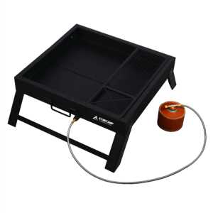 Barbecue portable de <span class=keywords><strong>camping</strong></span> <span class=keywords><strong>en</strong></span> plein air STARCAMP, au <span class=keywords><strong>gaz</strong></span> et au charbon de bois, style Moyen-Orient, avec sac de transport - Product Image 3