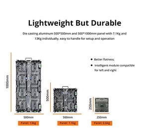 Écran LED extérieur HD personnalisé OEM P3.91, étanche, pour mariage et spectacles en direct - Taille personnalisable, <span class=keywords><strong>location</strong></span>, fond de scène - Product Image 3