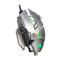 Venta al por mayor USB Luminous Wired Gaming Mouse Internet Bar Computer E-Sports Chicken Eating Macro Programación Maquinaria