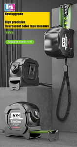 Cinta métrica verde negra fluorescente autoblocante modelo de explosión en línea 5m/7,5 m sistema métrico Material de acero inoxidable - Product Image 2