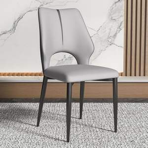 <span class=keywords><strong>Chaise</strong></span> de salle à manger de luxe moderne en métal rembourrée, qualité hôtelière haut de gamme pour la maison, la salle à manger, le salon, la chambre et l'hôtel - Product Image 6