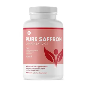 Private Label Vegan Appetite Suppressant for Weight Loss Pills Organic Metabolism Booster Saffron Capsules