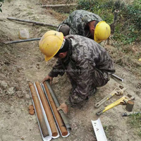 Foreuse portable de 20 m pour l'exploration géologique, moteur à essence, petite machine de forage de carottage de sol pour l'exploration géologique
