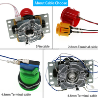 Sıfır gecikme Arcade USB kodlayıcı PC LED Joystick Arcade Rocker 5pin devre DIY için konsol düğmesi kontrol paneli