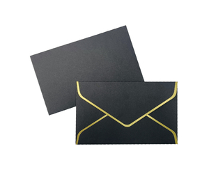 Sobre <span class=keywords><strong>de</strong></span> papel con membrete estacionario <span class=keywords><strong>de</strong></span> lujo negro personalizado con tarjeta <span class=keywords><strong>de</strong></span> visita personalizada tarjeta <span class=keywords><strong>de</strong></span> agradecimiento - Product Image 6
