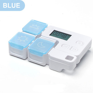 J & r Rất khuyên bạn nên kết hợp ngẫu nhiên miễn phí BPA <span class=keywords><strong>Pill</strong></span> trường hợp hẹn giờ hộp mini xách tay già <span class=keywords><strong>Pill</strong></span> Organizer nhắc nhở - Product Image 5