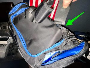Free sample gym training <b>bag</b>, basketball <b>bag</b>, football <b>bag</b>, and factory sneakers with three movable <b>compartment</b> dividers - Product Image 4