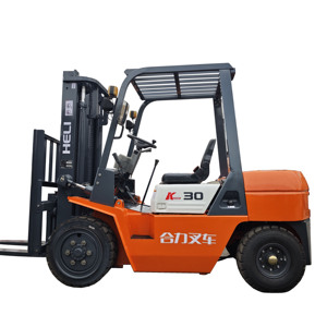 Montacargas Heli Original de 3 Toneladas Usado, con Neumáticos Sólidos Diésel, en Venta a Buen Precio, en Buenas Condiciones - Product Image 1