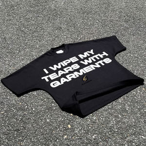 Camiseta Corta de Manga Corta Extra Grande para Hombre, Estampada Personalizada, 100% Algodón, Corte Cuadrado, Estilo Casual, Patrón de Alta Calidad, Transpirable - Product Image 4