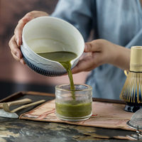 Personnalisé 4 Pièces Gaufrage Japonais Japon Cérémonie Grade Matcha Thé Accessoires Boîtes Bols Outils Matcha Kit Fouet Set Boîte