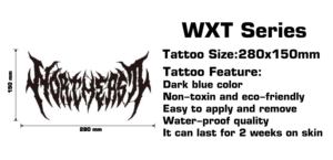 Tatuaje Temporal Semipermanente en Papel <span class=keywords><strong>para</strong></span> Hombre, Ecológico, Resistente al Agua, con Logotipo Personalizable, Dura 2 Semanas, <span class=keywords><strong>para</strong></span> Cuerpo, Brazo, Pierna - Product Image 2