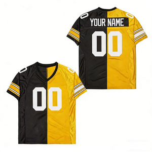 कस्टम अमेरिकी फुटबॉल जर्सी को विभाजित कढ़ाई उच्च गुणवत्ता वाले चिकागो सैन फ्रेंसिस्को सिनसिनाटी शर्ट - Product Image 6