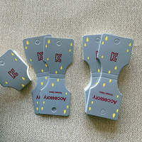 Cartes de présentation personnalisées pour chouchous et accessoires capillaires, étiquettes suspendues pour l'emballage des boutiques