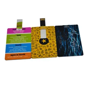 Kustom Kartu Kredit USB Flash Drive dengan Custom Logo Flashdisk Card