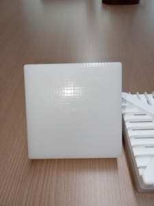 ไฟแผง LED สี่เหลี่ยมสีขาว 36W ขั้ว E27 ป้องกันแสงสะท้อน เส้นผ่านศูนย์กลาง 14 ซม. 100V-265V วัสดุ PC+PP Ra85 20000 ชั่วโมง รับประกัน 1 ปี - Product Image 2