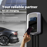 Nuevo y Elegante Cargador de Pared para Vehículos Eléctricos de 7kW, Monofásico, 32A, Protección IP54, Interfaz Tipo 2, Aprobado por TUV, CE y UKCA, Fuente de Alimentación Confiable para el Hogar