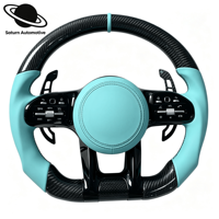 Volant sport en fibre de carbone pour Mercedes-Benz Classe C GLC GLE GLS W204 W205 W211 W213 W212 W222 EQA E550 G63 C63 AMG GT