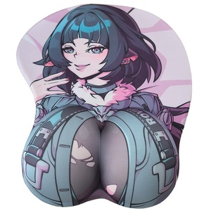<span class=keywords><strong>Tapis</strong></span> <span class=keywords><strong>de</strong></span> <span class=keywords><strong>souris</strong></span> en silicone souple non toxique personnalisé 3D avec poitrine <span class=keywords><strong>de</strong></span> fille japonaise sexy - Product Image 6