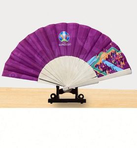 High Quality Vintage Chinese Carved Handle Folding Hand Fans Plain Custom Wooden Fan - Product Image 2