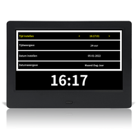 Rappels d'alarme à gradation automatique grand jour date heure démence horloge 7 pouces LCD numérique jour calendrier horloges pour personnes âgées âgées