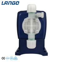 Pompe à diaphragme LANGO EM-B15FR, résistante à la corrosion, avec affichage LCD électromagnétique, pour la manipulation d'acides et de bases, traitement chimique