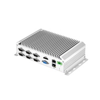 PC industriel Compact Box PC Ordinateur industriel IPC Mini PC intégré robuste avec CPU I3/I5/I7 6 * COM + 8 * USB + 2 * LAN