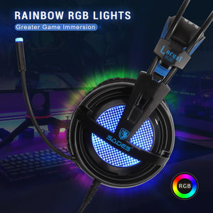 SADES Locust <span class=keywords><strong>Plus</strong></span> Over-Ear Wired Rgb Micrófono Sonido envolvente Auriculares para juegos - Product Image 3