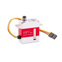 Mini servo numérique KST DS215MG V8.0 en alliage d'aluminium avec engrenages en acier trempé pour hélicoptère RC 380/450/480/500