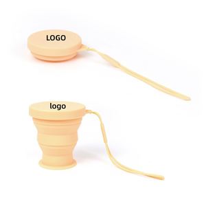 Gobelet de voyage pliable en silicone résistant à la chaleur pour brosse à dents, idéal pour l'extérieur - Product Image 1