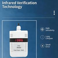 Sensor CO2 NDIR CDW-12A untuk Pemasangan di Dinding, Cocok untuk Rumah Kaca dengan Kelembapan Tinggi dan Penggunaan Gedung Pintar