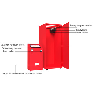 <span class=keywords><strong>Logiciel</strong></span> Yixile et machine de photo d'identification de logo personnalisé avec <span class=keywords><strong>imprimante</strong></span> photomaton distributeur automatique photomaton à Angle élevé - Product Image 3