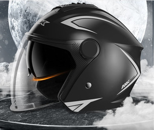 <span class=keywords><strong>Casco</strong></span> de Motocicleta Abierto 3/4 <span class=keywords><strong>Vintage</strong></span> de ABS, <span class=keywords><strong>Casco</strong></span> Abierto con Forro Extraíble para Todas las Estaciones - Product Image 2