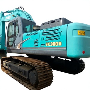 Excavatrice Kobelco SK350D d'occasion, modèle 2020, poids opérationnel de 35 tonnes, capacité de la benne de 1,5 m³, performances excellentes, prix avantageux - Product Image 1
