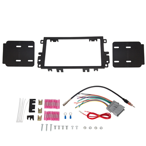 <span class=keywords><strong>ช</strong></span>ุดจานวิทยุสเตอริโอ 2 DIN คู่พร้อมสายไฟสําหรับ BUICK CHEVY GMC Pontiac - Product Image 1
