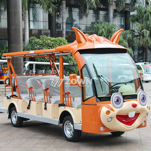 Bus électrique confortable à motif de dessin animé avec cadre amortisseur pour les excursions panoramiques en montagne des enfants - Product Image 3