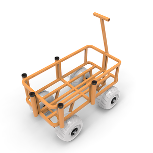 Carrello Pieghevole in Alluminio per Pesca/Spiaggia, Resistente, con Grandi Ruote Gonfiabili, Personalizzabile OEM - Product Image 4