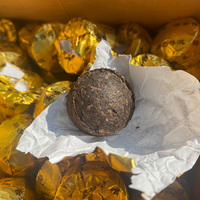 Mini-rouleaux de thé Pu-erh mûr aromatisé au riz glutineux du Yunnan, saveur douce, vente en gros, petits théiers compressés