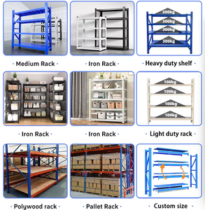Estanterías Industriales de Acero de Alta Resistencia, Sistema de Almacenamiento sin Pernos, Estanterías para Paletas de Almacén, Altura Ajustable, Resistentes a la Corrosión - Product Image 5