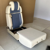 Hochwertiger Mikrofaser-Leder Wasserdichter Dreipunkt-Sicherheitsgurt Luxus-Sofa Autositz für Wohnmobile MPV Camper Van Wohnwagen