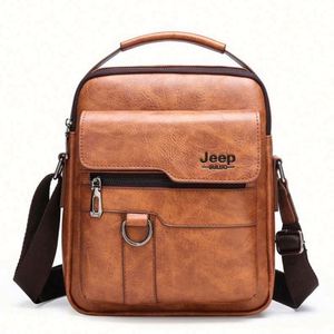 Customized LOGO Waterproof Embroidery Polyester Lining Fashion Mens Messenger Shoulder Crossbody Bag Summer Business Use - Product Image 6