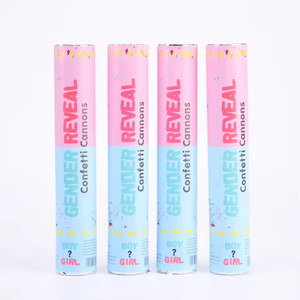 Cannone Sparacoriandoli Ecologico Ignifugo per Feste, Rivelazione del Sesso del Bambino, Baby Shower, Laurea, Natale - Product Image 5