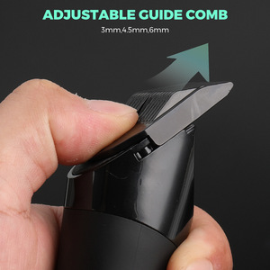 Tondeuse à double tête pour zones intimes et parties génitales, noire et rose, rechargeable par USB, moteur 6000 tr/min, tondeuse corporelle - Product Image 4