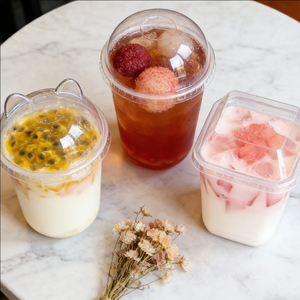 36oz 300cc Single Wall 90mm Diameter <b>Plastic</b> Juice <b>Cups</b> for Tea Ice Smoothie Juice Drinks - Product Image 4