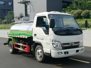 Camión de Vacío para Tanques Sépticos FOTON de 2 Ejes y 3000L, Tanque Basculante Hidráulico Opcional, Succión al Vacío para Aguas Fecales y Lodos Agrícolas - Product Image 3